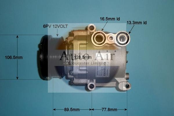 Auto Air Gloucester 14-9759P - Компрессор кондиционера unicars.by