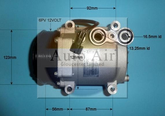 Auto Air Gloucester 14-9758P - Компрессор кондиционера unicars.by