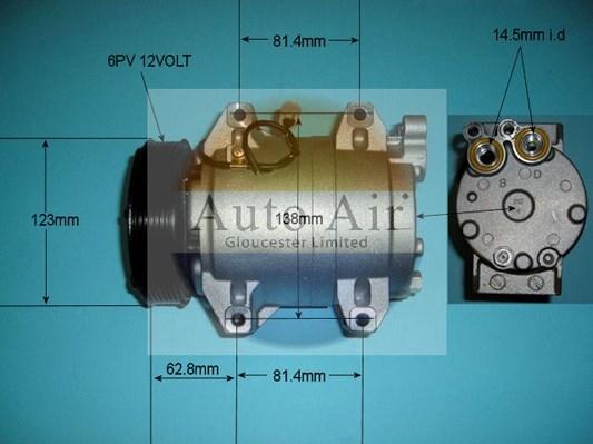 Auto Air Gloucester 14-9702P - Компрессор кондиционера unicars.by