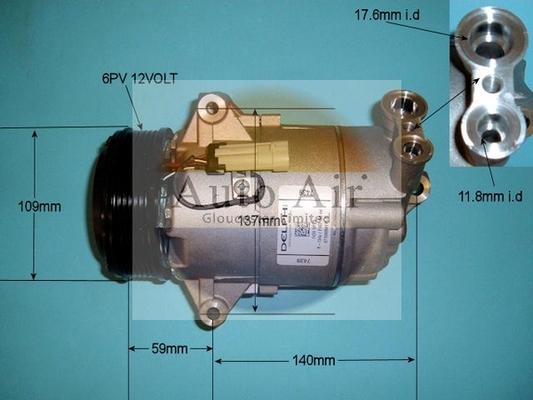 Auto Air Gloucester 14-9711 - Компрессор кондиционера unicars.by