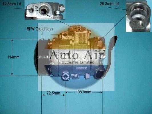 Auto Air Gloucester 14-9718P - Компрессор кондиционера unicars.by