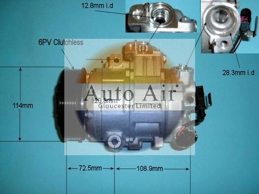 Auto Air Gloucester 14-9718R - Компрессор кондиционера unicars.by