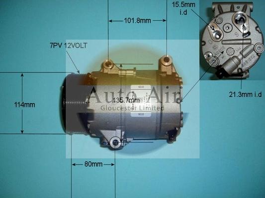 Auto Air Gloucester 14-9736 - Компрессор кондиционера unicars.by