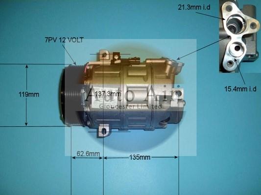 Auto Air Gloucester 14-9731 - Компрессор кондиционера unicars.by