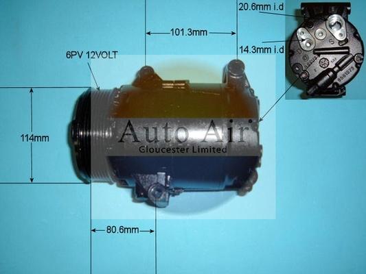 Auto Air Gloucester 14-9720R - Компрессор кондиционера unicars.by