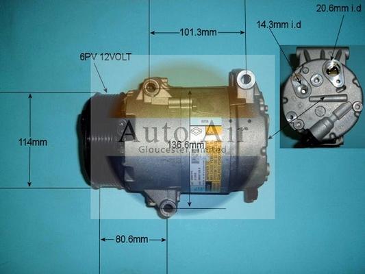 Auto Air Gloucester 14-9720 - Компрессор кондиционера unicars.by