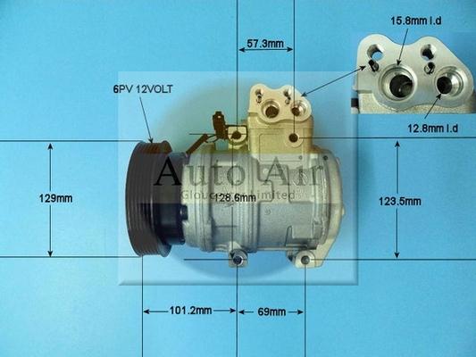 Auto Air Gloucester 14-9727 - Компрессор кондиционера unicars.by