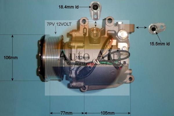 Auto Air Gloucester 14-4903P - Компрессор кондиционера unicars.by