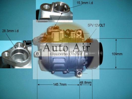 Auto Air Gloucester 14-6464 - Компрессор кондиционера unicars.by