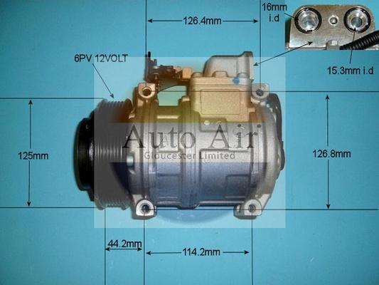 Auto Air Gloucester 14-6254 - Компрессор кондиционера unicars.by