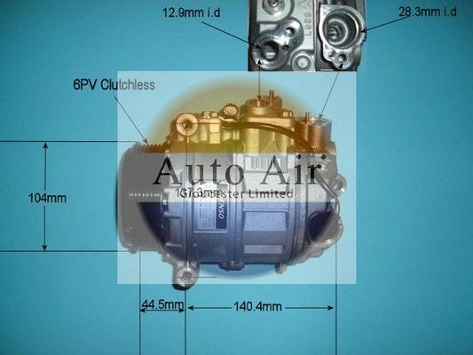 Auto Air Gloucester 14-6201 - Компрессор кондиционера unicars.by