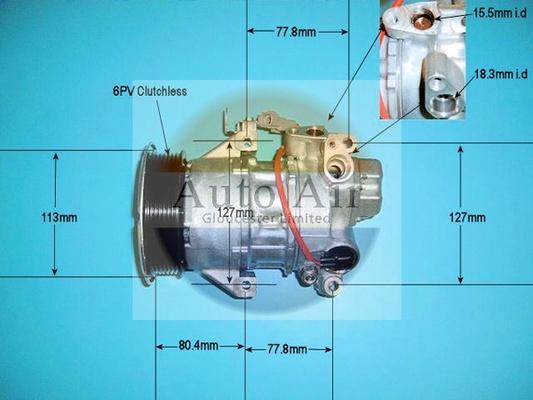 Auto Air Gloucester 14-6207 - Компрессор кондиционера unicars.by