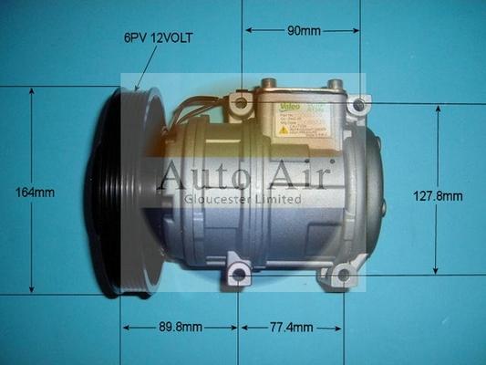 Auto Air Gloucester 14-6214P - Компрессор кондиционера unicars.by