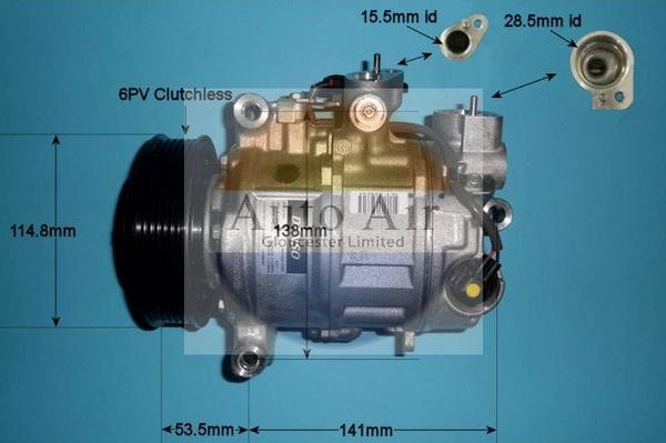 Auto Air Gloucester 14-0090 - Компрессор кондиционера unicars.by