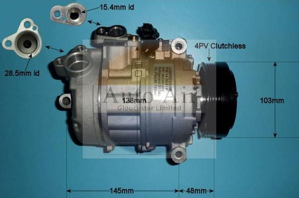 Auto Air Gloucester 14-0041P - Компрессор кондиционера unicars.by