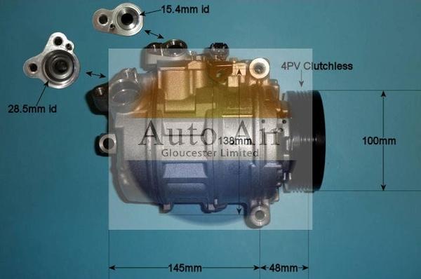 Auto Air Gloucester 14-0041 - Компрессор кондиционера unicars.by