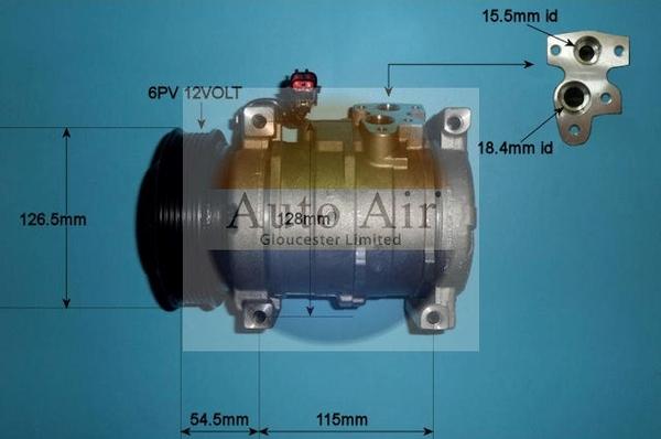 Auto Air Gloucester 14-0088 - Компрессор кондиционера unicars.by