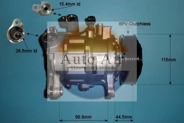 Auto Air Gloucester 14-0191 - Компрессор кондиционера unicars.by