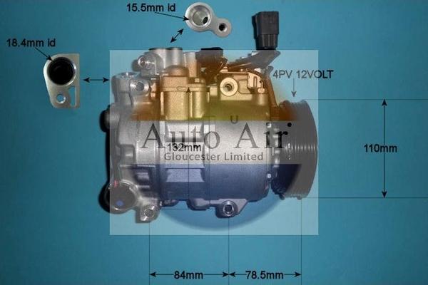 Auto Air Gloucester 14-0192 - Компрессор кондиционера unicars.by