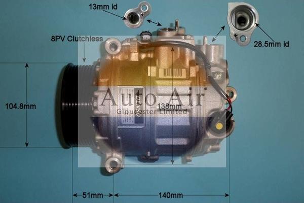 Auto Air Gloucester 14-0197 - Компрессор кондиционера unicars.by