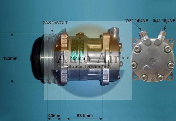 Auto Air Gloucester 14-0118 - Компрессор кондиционера unicars.by