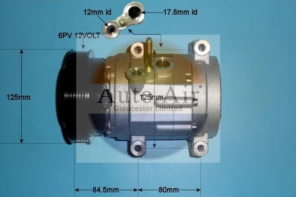 Auto Air Gloucester 14-0187 - Компрессор кондиционера unicars.by