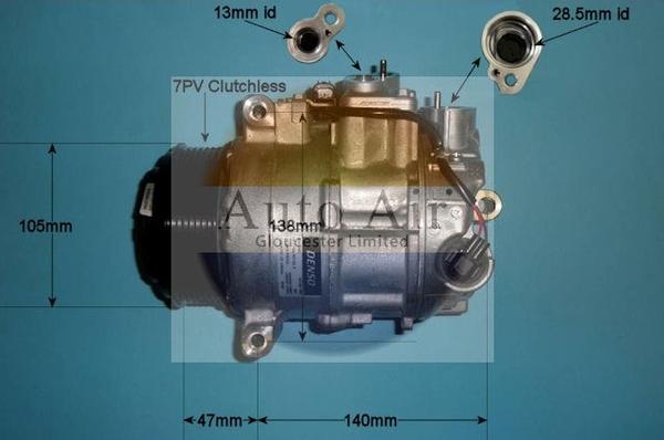 Auto Air Gloucester 14-0123 - Компрессор кондиционера unicars.by