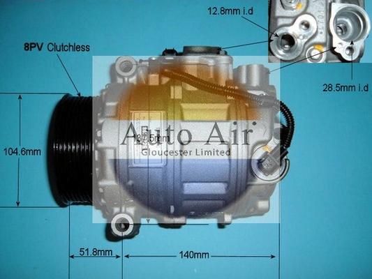 Auto Air Gloucester 14-0306R - Компрессор кондиционера unicars.by