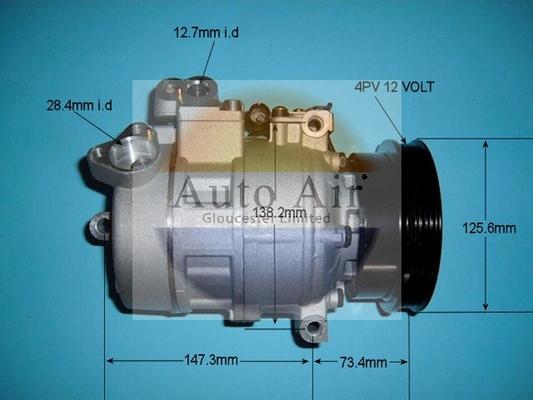 Auto Air Gloucester 14-0318P - Компрессор кондиционера unicars.by