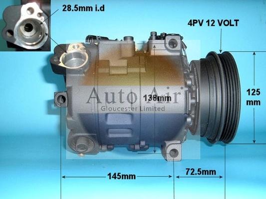 Auto Air Gloucester 14-0318R - Компрессор кондиционера unicars.by