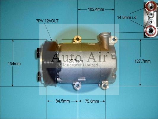 Auto Air Gloucester 14-0321 - Компрессор кондиционера unicars.by