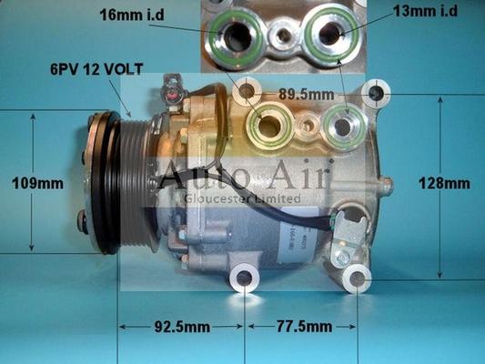 Auto Air Gloucester 14-0322 - Компрессор кондиционера unicars.by