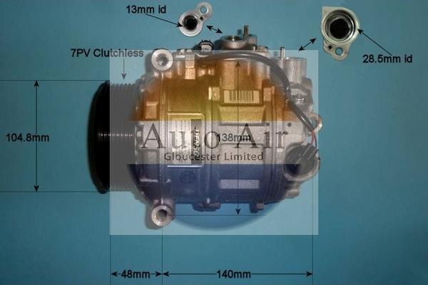 Auto Air Gloucester 14-0205 - Компрессор кондиционера unicars.by