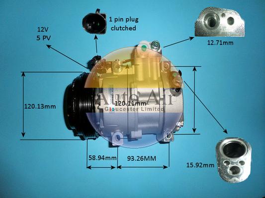 Auto Air Gloucester 14-0210P - Компрессор кондиционера unicars.by