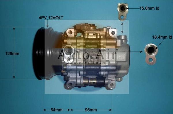 Auto Air Gloucester 14-0225 - Компрессор кондиционера unicars.by