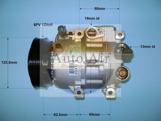 Auto Air Gloucester 14-1460 - Компрессор кондиционера unicars.by