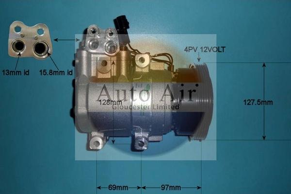 Auto Air Gloucester 14-1014 - Компрессор кондиционера unicars.by