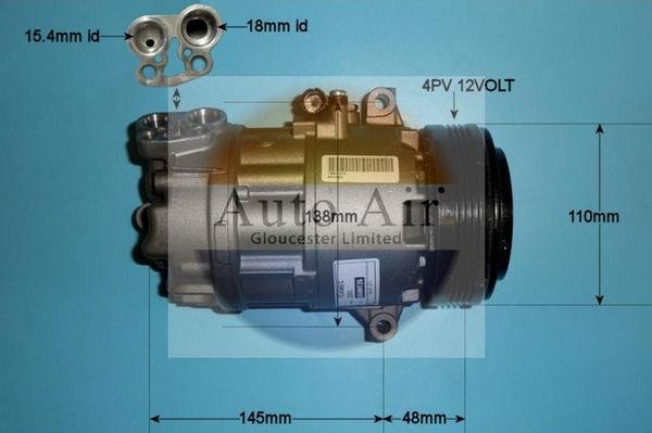 Auto Air Gloucester 14-1146R - Компрессор кондиционера unicars.by