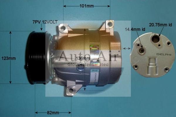 Auto Air Gloucester 14-1118 - Компрессор кондиционера unicars.by