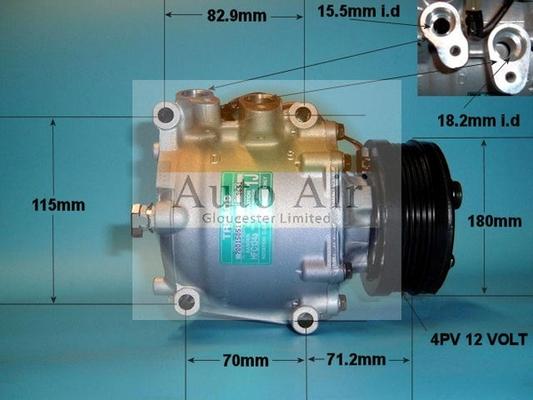 Auto Air Gloucester 14-1184 - Компрессор кондиционера unicars.by