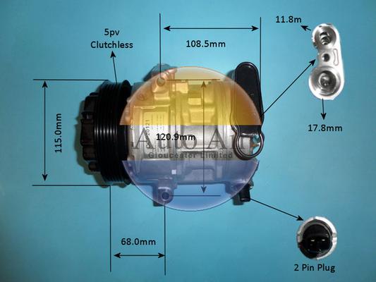 Auto Air Gloucester 14-1818 - Компрессор кондиционера unicars.by