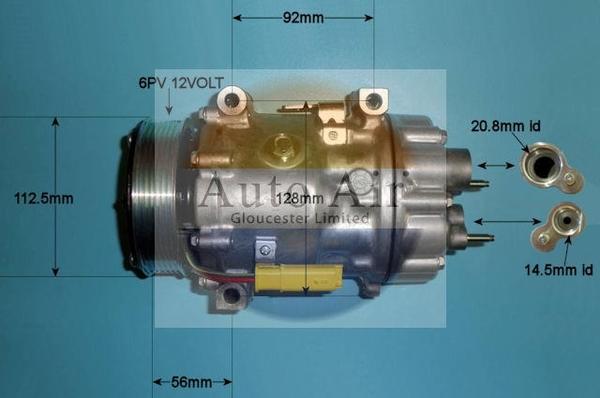 Auto Air Gloucester 14-1813 - Компрессор кондиционера unicars.by