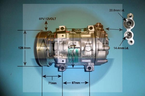 Auto Air Gloucester 14-1833 - Компрессор кондиционера unicars.by