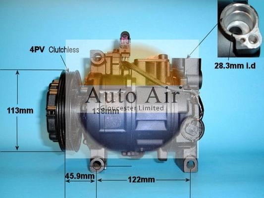 Auto Air Gloucester 14-1251R - Компрессор кондиционера unicars.by