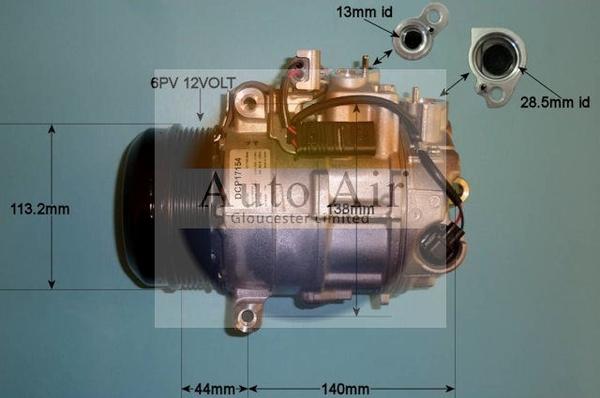 Auto Air Gloucester 14-1281 - Компрессор кондиционера unicars.by