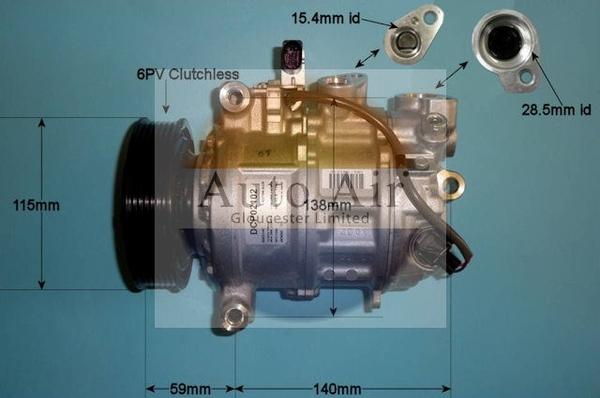 Auto Air Gloucester 14-1276 - Компрессор кондиционера unicars.by