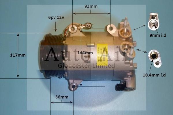 Auto Air Gloucester 14-1770 - Компрессор кондиционера unicars.by