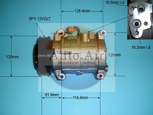 Auto Air Gloucester 14-3541 - Компрессор кондиционера unicars.by