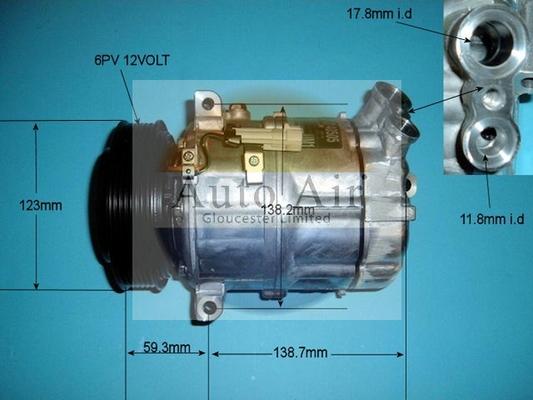 Auto Air Gloucester 14-2056 - Компрессор кондиционера unicars.by