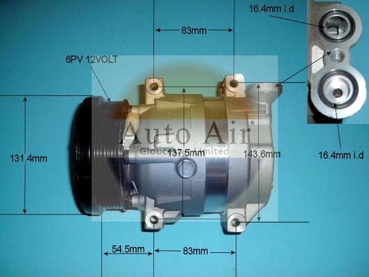 Auto Air Gloucester 14-2205 - Компрессор кондиционера unicars.by